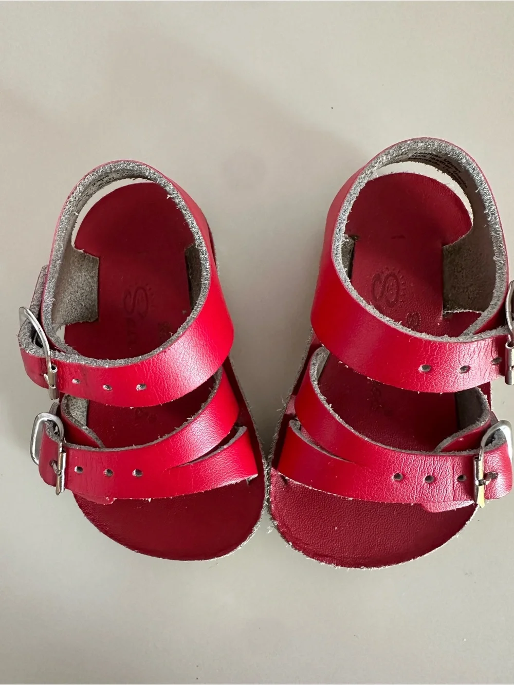 Sun-San Sea-Wee Red Sandals